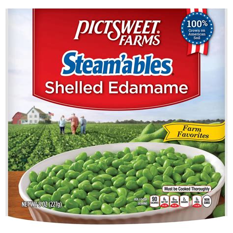 Pictsweet Steamables Shelled Edamame Shop Beans And Peas At H E B