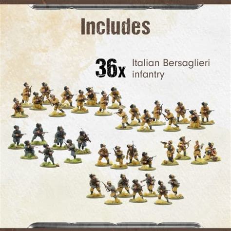 Wargames Delivered Bolt Action Miniatures Italian Bersaglieri Starter