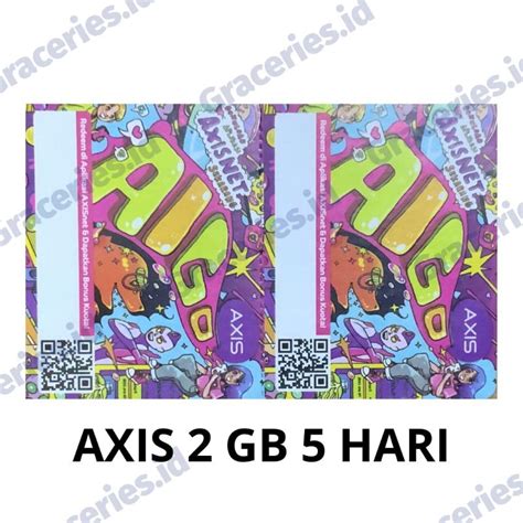 Jual VOUCHER AXIS 2GB 5 HARI NASIONAL 1GB JABODETABEK Shopee Indonesia