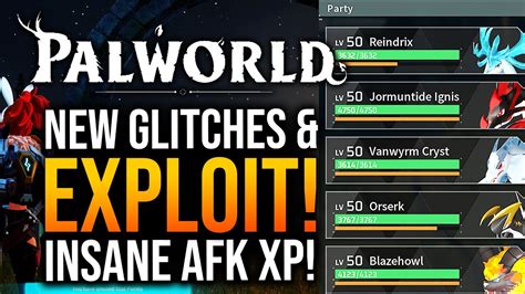 Palworld Glitches Afk Xp Merchant Glitch Youtube