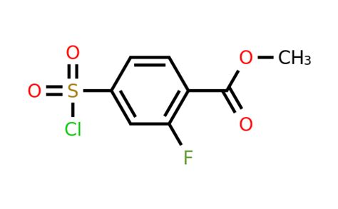 CAS 1063733 16 3 Methyl 4 Chlorosulfonyl 2 Fluorobenzoate Synblock