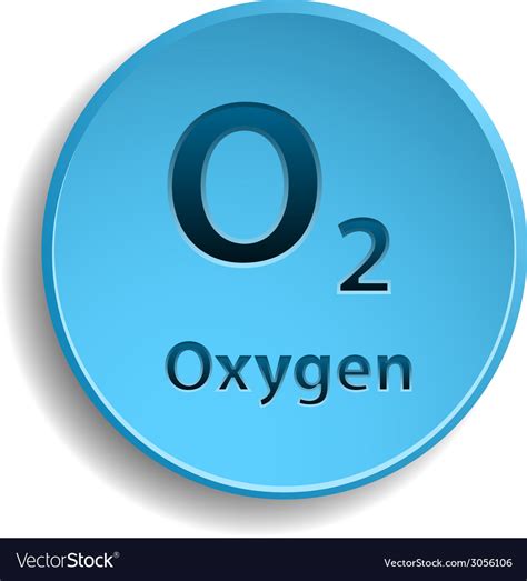 Oxygen Royalty Free Vector Image Vectorstock