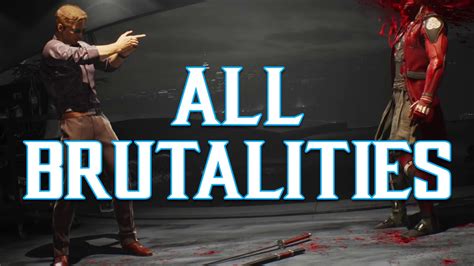 ALL BRUTALITIES Mortal Kombat 1 1440p 60FPS YouTube