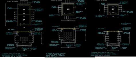 Camara De Paso Cables De Baja Tension En DWG Librería CAD