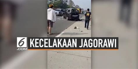 VIDEO Detik Detik Kecelakaan Maut Di Tol Jagorawi 3 Tewas Enamplus