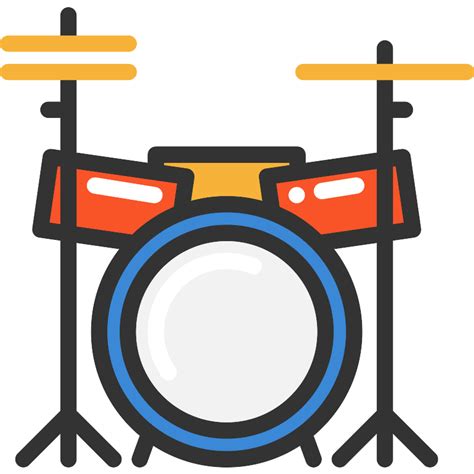 Drum Set Vector SVG Icon SVG Repo