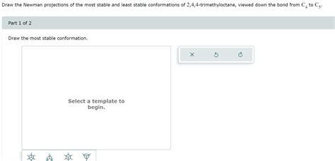 Solved Draw The Newman Projections Of The Most Stable A