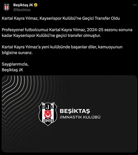 Be Ikta Kartal Kayra Y Lmaz Kayserispor A Kiralad