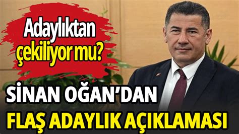 Sinan Oğan adaylıktan çekilecek mi