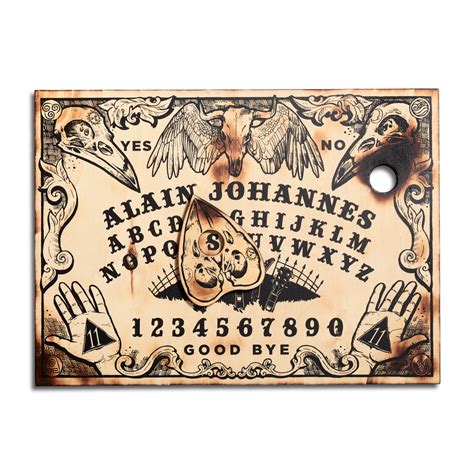 Ouija Board With Planchet Alain Johannes