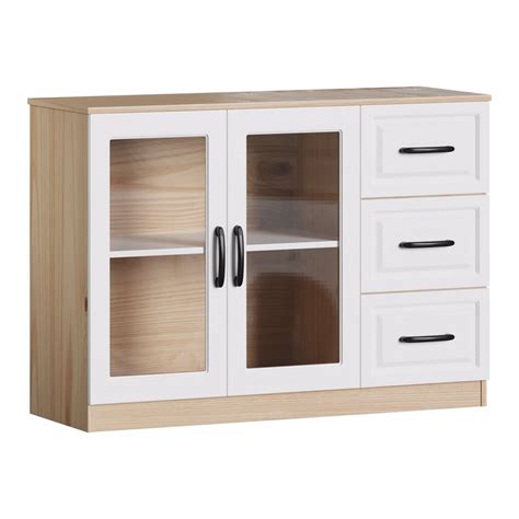 Modern Wood Buffet Cabinet 2 3d model Buy Download 3dbrute