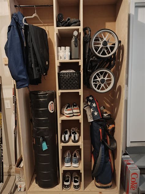 Garage gear storage : r/golf