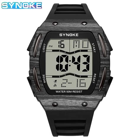 Synoke Watch Outdoor Sports Multifunctional Waterproof Shock Resistant