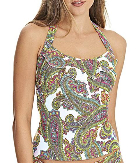 Freya New Wave Underwire Plunge Tankini Swim Top Us 36ddd Swimwear