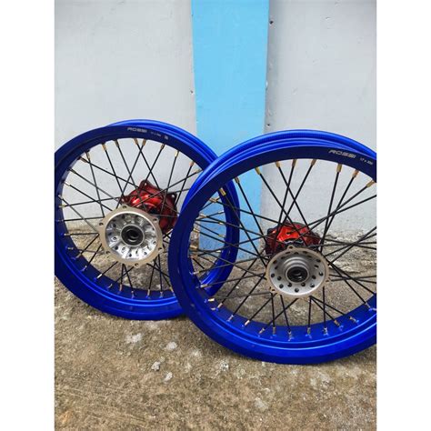 Jual Velg Set Supermoto Yamaha Wr Tanpa Ban Velah Pelk Super Moto Wr