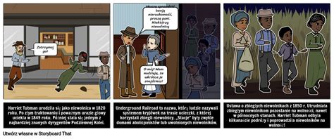 Miesiąc Czarnej Historii Harriet Tubman Storyboard