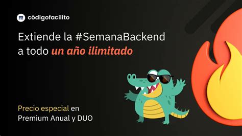 Código Facilito on Twitter Estás disfrutando la SemanaBackend de