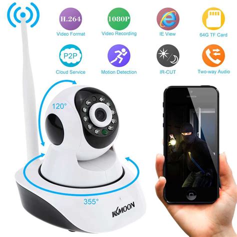 Kkmoon Tp C T Security P Indoor Hd Ir Night Vision Ip Wifi