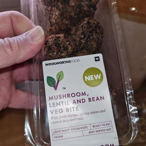 Woolworths Food Mushroom Lentil And Bean Veg Bite Review Abillion