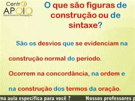Figura De Construçao - www.AulasParticulares.Info - Português - Figuras de Construção ou ...