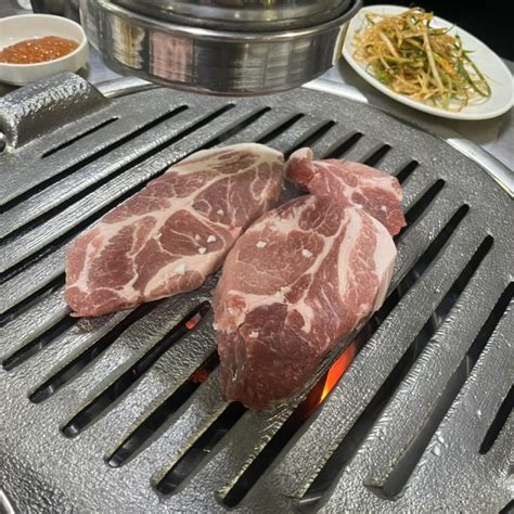 당산역 생고기 맛집 ”기찻길연탄불생고기“ 네이버 블로그