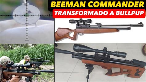 Beeman COMMANDER versión táctica airgun pcp tirodeportivo airsoft