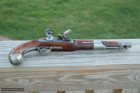 1822 Simeon North 54 Caliber Flintlock Pistol