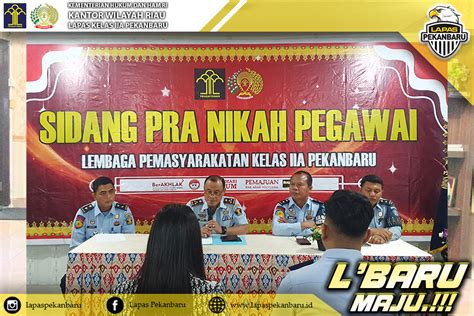 Jajaran Lapas Kelas Ii A Pekanbaru Ikuti Kegiatan Hari Jadi Inspektorat