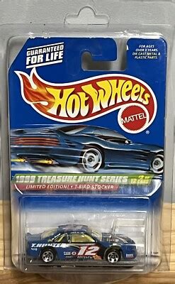 1999 Hot Wheels Treasure Hunt Series T Bird Stocker Limited Edition 2