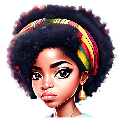 Stunning Afroarab Anime Girl Graphic · Creative Fabrica