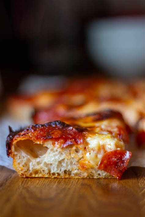 Detroit Style Pizza (with Sourdough Crust!) - letsmakesourdough.com