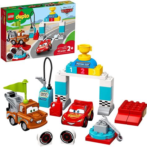 Lego Duplo Carros - Lego Duplo 10924 Carros Dia da Corrida do McQueen (Idade: 2+, 42 pcs ...