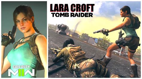 Lara Croft Operator Play For Sport Finishing Move Mw Executions Youtube