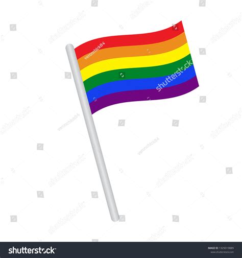 Gay Vector Flag Or Lgbt Rainbow Flag Pride Royalty Free Stock