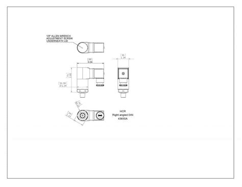 SDCA SDCF SERIES Extreme Pressure Switch Anfield Sensors Inc