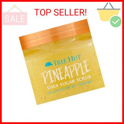 Tree Hut Pineapple Shea Sugar Exfoliating Hydrating Body Scrub 18 Oz