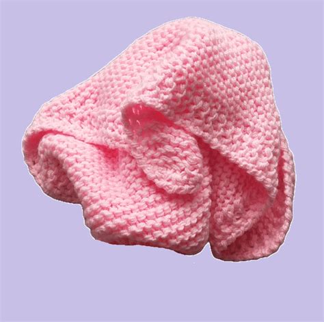 KNITTING PATTERN PDF Preemie Pink Blanket - Folksy