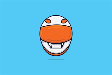 Motorcycle Rider Head Helmet vector illustration. People safety object ...