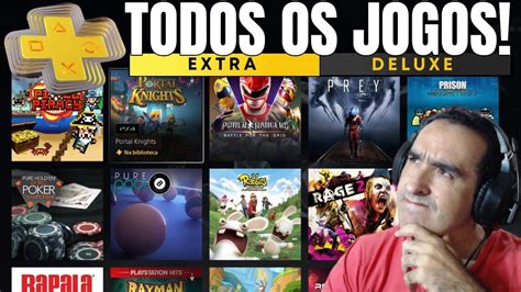 Todos Os Jogos Do CatÁlogo Da Ps Plus Extra E Deluxe Lista Atualizada Em Abril De 2023 Youtube