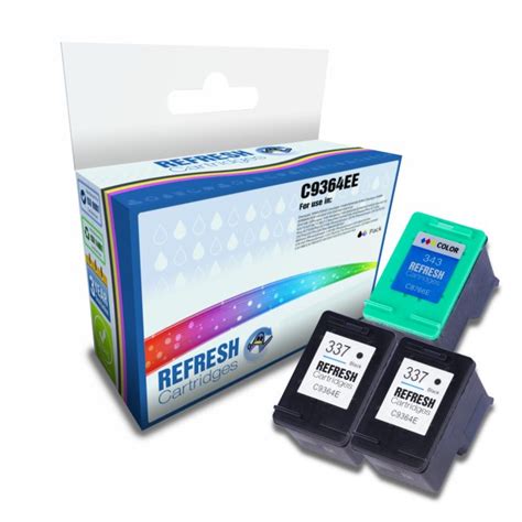 Remanufactured HP 337 And HP 343 Ink Cartridge Valuepak