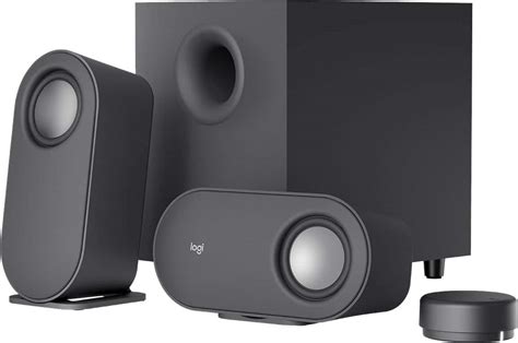 Logitech – Z407 2.1 Bluetooth Computer Speaker System with Wireless Control (3-Piece) – Black ...