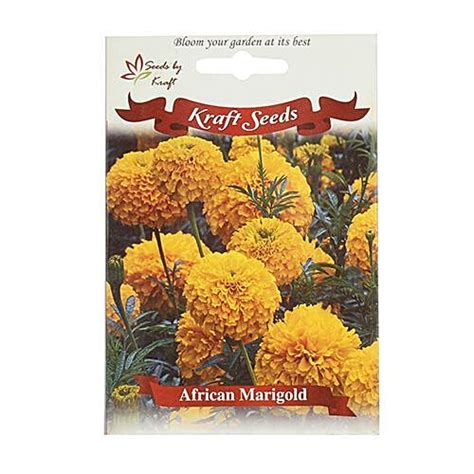 Buy Kraft Seeds African Marigold F1 Hybrid Inca Type Flower Seeds Online At Best Price Of Rs