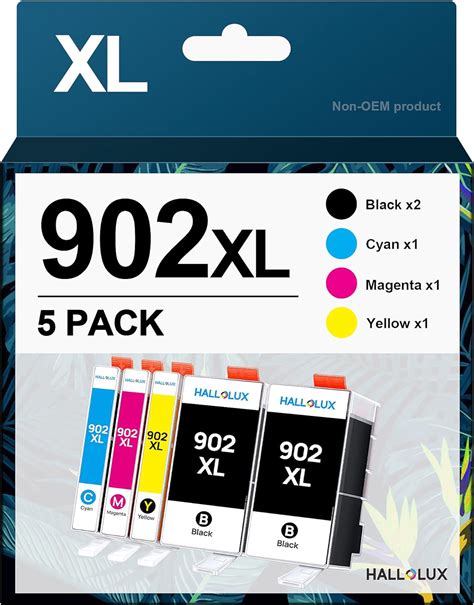 Amazon HALLOLUX Compatible Ink Cartridge Replacement For HP 902XL