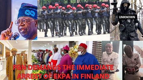 TENSION AS FGN SEEK THE IMMEDIATE ARREŚT OF PM SIMON EKPA IN FINLAND