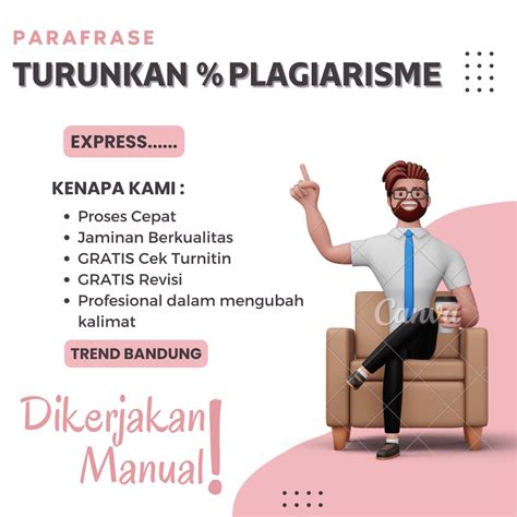 Jual Ahli Turunin Persentase Plagiasi Manual Profesional Shopee Indonesia