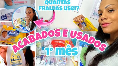 Acabados E Usados Do Primeiro M S Da Beb Youtube