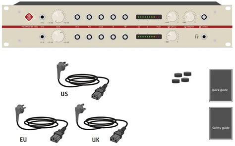 NEUMANN 2 CH Microphone Preamplifier V 402 User Guide