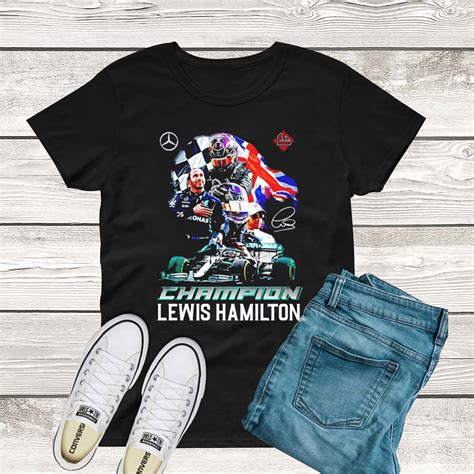 Lewis Hamilton Champion Racing T Shirt