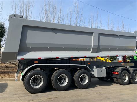 Vehicle Master Hydraulic Rear Dump Trailer 3 Axles 40 Cubic Meter