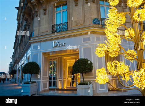 Paris, France, Luxury Christmas Shopping, "Christian Dior" Store Stock ...